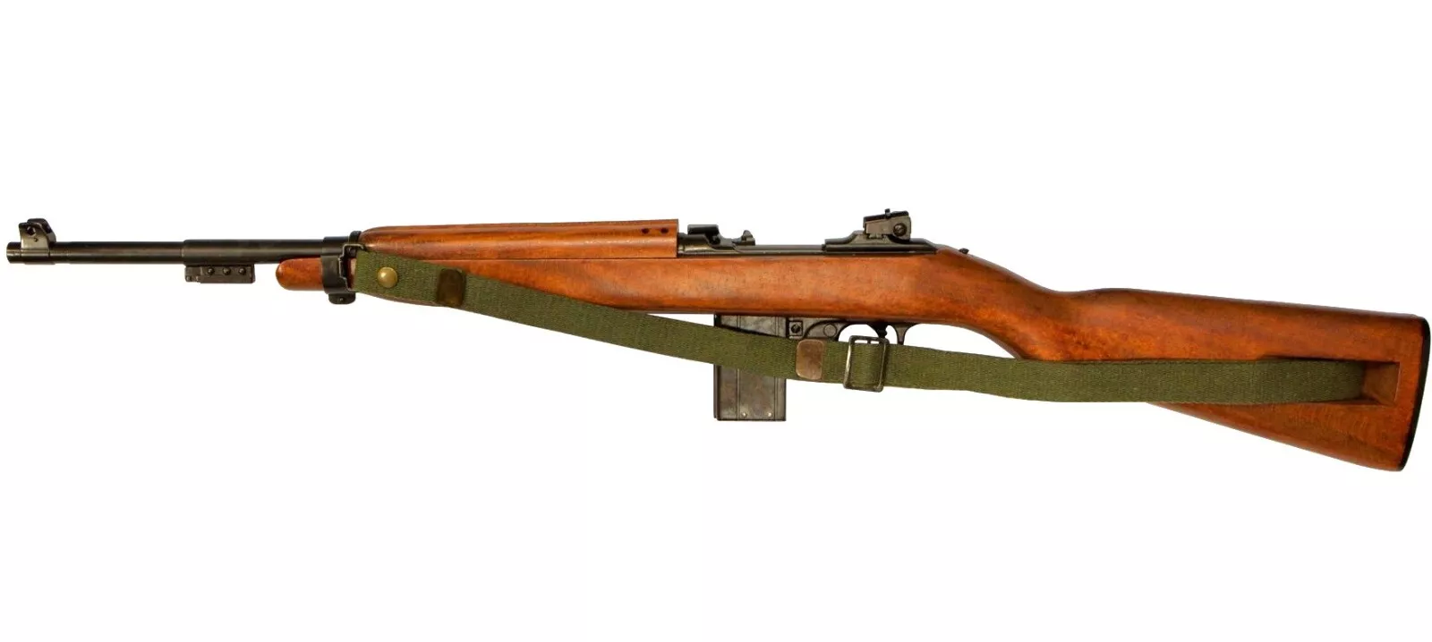 US M1 CARBINE 1944 REPLICA SEMI AUTOMATIC RIFLE WITH SLING DENIX 1120/C - Image 2