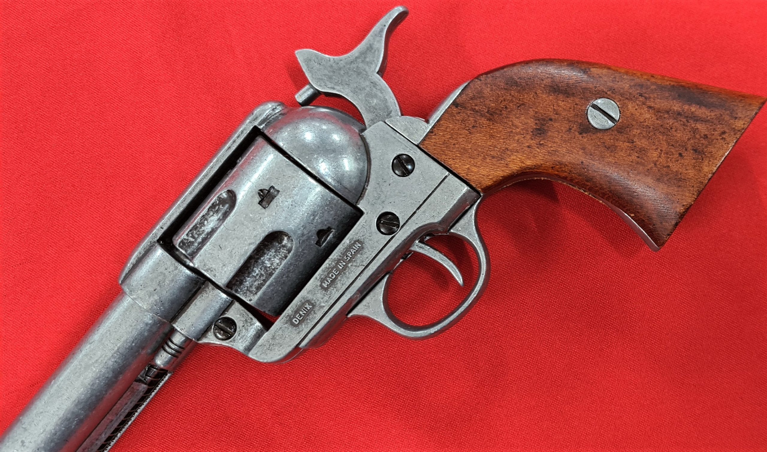 DENIX REPLICA GUN 1873 QUICK DRAW COLT PEACE MAKER REVOLVER PISTOL. 1186 G - Image 5