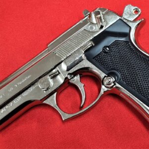 M92 BERETTA 9MM MILITARY MODEL REPLICA PISTOL BY DENIX NICKEL - 1254/NQ