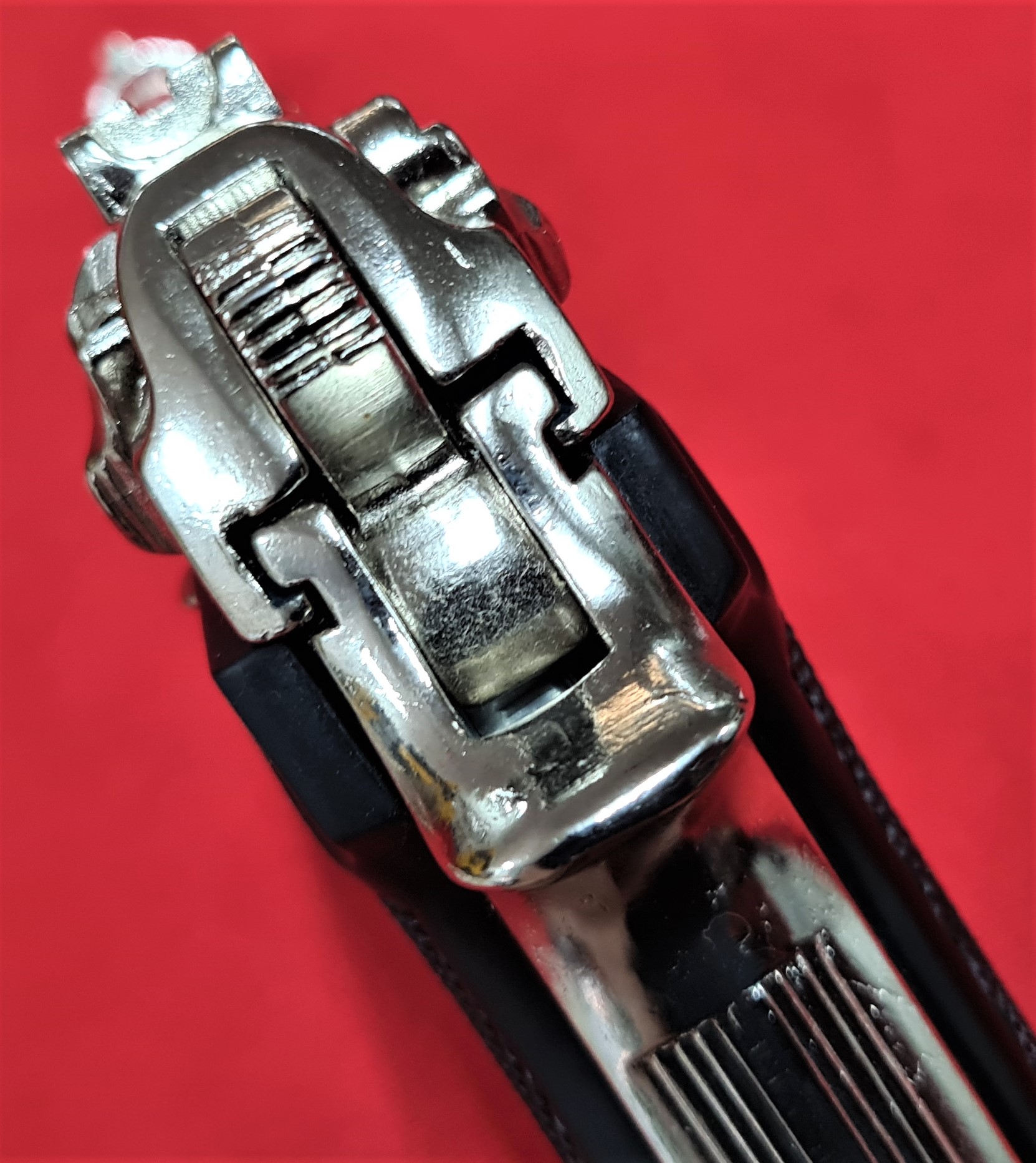 M92 BERETTA 9MM MILITARY MODEL REPLICA PISTOL BY DENIX NICKEL - 1254/NQ - Image 5