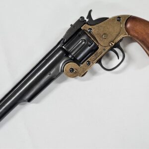 Denix M1869 Schofield Single Action Western Replica Revolver Brass and Black 1008L