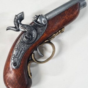 DENIX 1850 PERCUSSION CAP PISTOL DERINGER HAND GUN - 1018