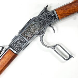 WINCHESTER M1873 LEVER ACTION REPLICA RIFLE BY DENIX ENGRAVED - 1253/G