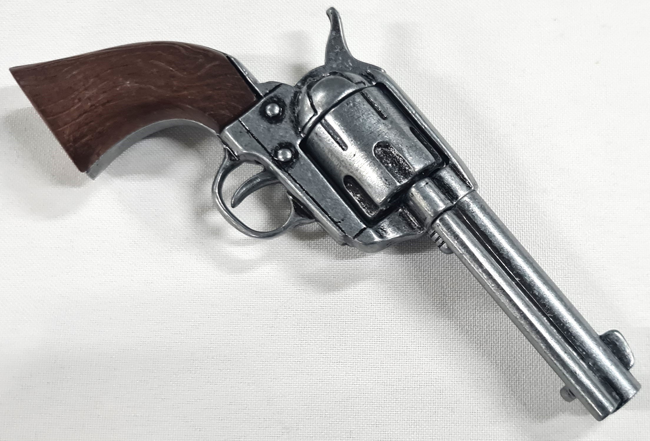 DENIX REPLICA GUN 1873 US QUICK DRAW COLT PEACE MAKER REVOLVER MINATURE PISTOL 2006 - Image 5