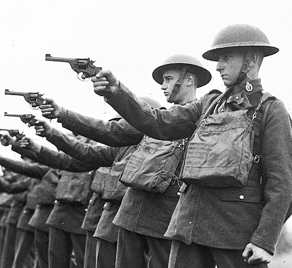 REPLICA WW1 WW2 BRITISH & AUSTRALIAN WEBLEY SERVICE PISTOL BY DENIX - 1119 - Image 2