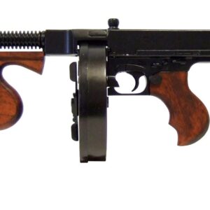 REPLICA MODEL 1928 THOMPSON SUB MACHINE GUN 'CHICAGO TYPEWRITER' BY DENIX - 1092
