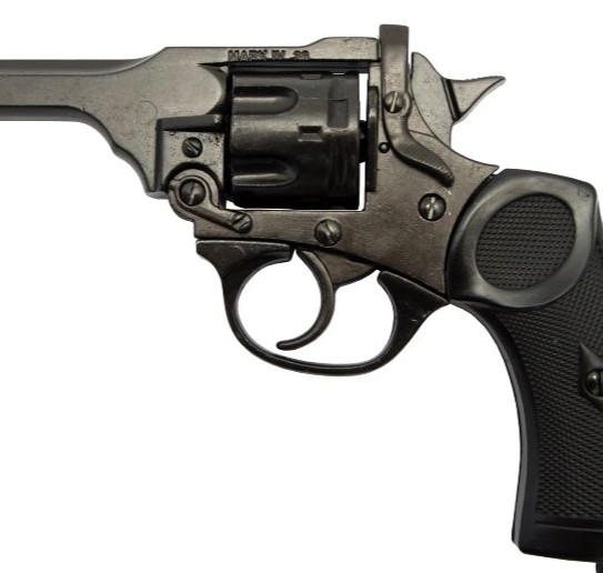 REPLICA WW1 WW2 BRITISH & AUSTRALIAN WEBLEY SERVICE PISTOL BY DENIX - 1119