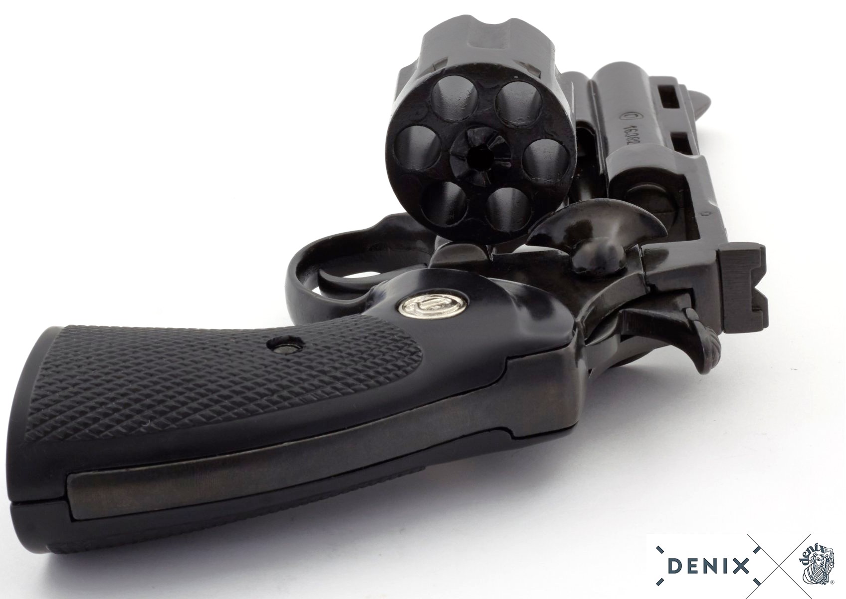 DENIX REPLICA GUN COLT PYTHON 357 MAGNUM REVOLVER PISTOL 4 INCH MODEL - 1051 - Image 4
