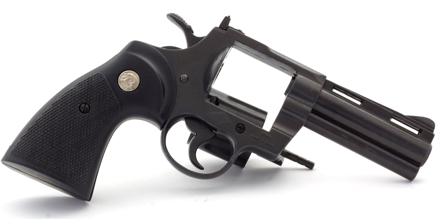 DENIX REPLICA GUN COLT PYTHON 357 MAGNUM REVOLVER PISTOL 4 INCH MODEL - 1051 - Image 5
