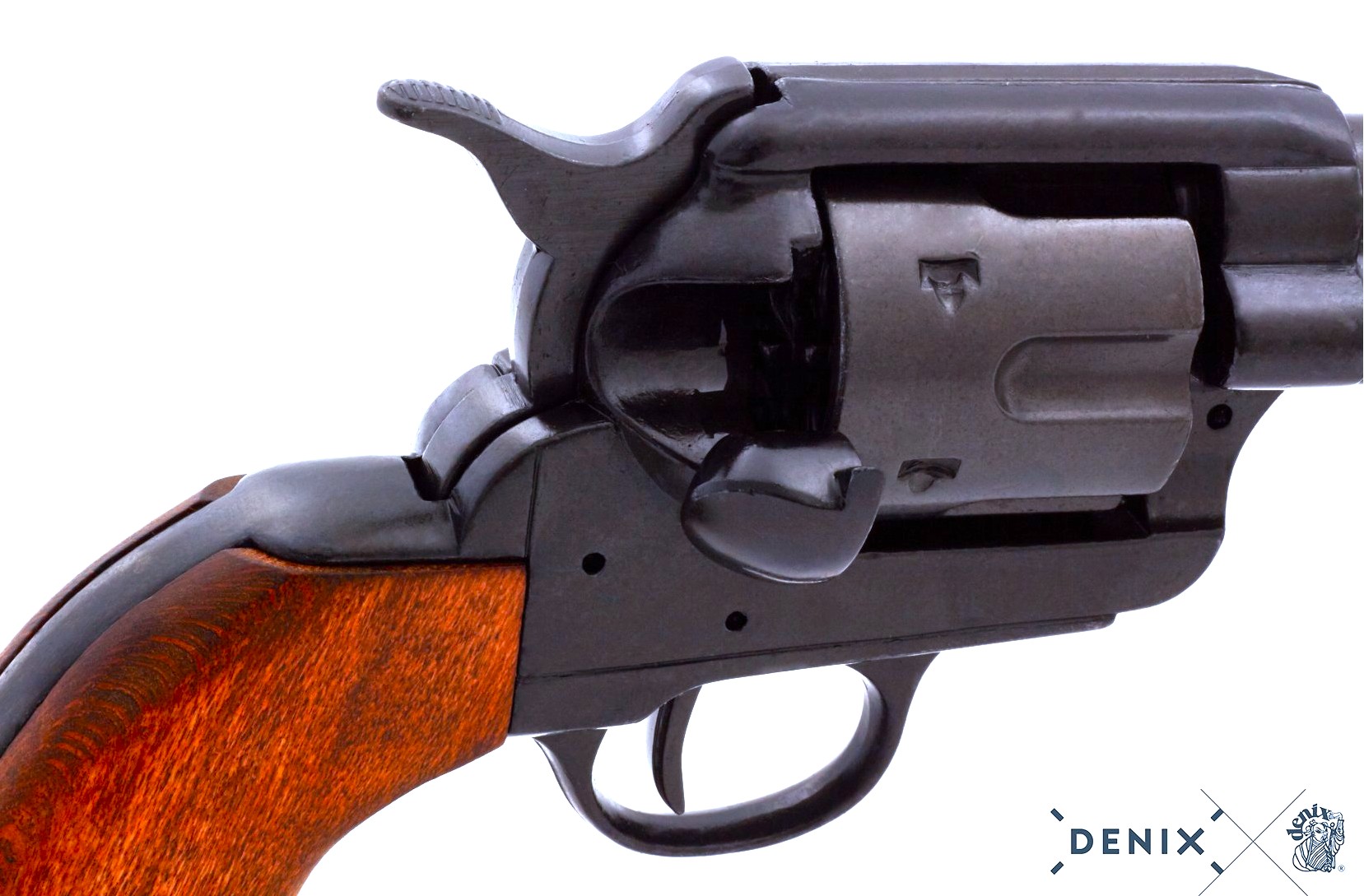 DENIX REPLICA GUN 1873 QUICK DRAW COLT PEACE MAKER REVOLVER PISTOL IN BLACK - 1186/N - Image 5