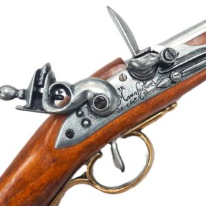 REPLICA NAPOLEONIC FRENCH FLINTLOCK MUSKET WITH SOCKET BAYONET 1806 BY DENIX - 1036