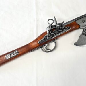 DENIX REPLICA AXE-PISTOL, GERMANY 17TH. CENTURY FLINTLOCK PISTOL