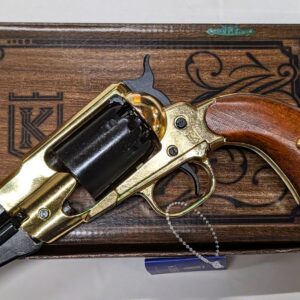 Western Single Action 1858 Remington Revolver pistol with wooden handle by Kolser 8753-WL