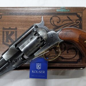 Western Single Action 1858 Remington Revolver pistol with wooden handle by Kolser 8753-WO